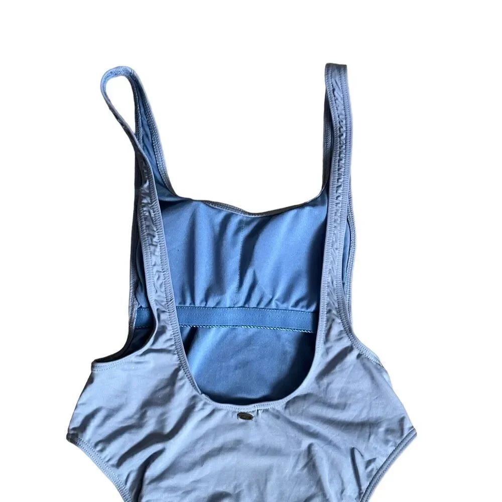 Envya Mermaid Script High Cut Low Back Swimsuit XSMALL - Picture 5 of 13